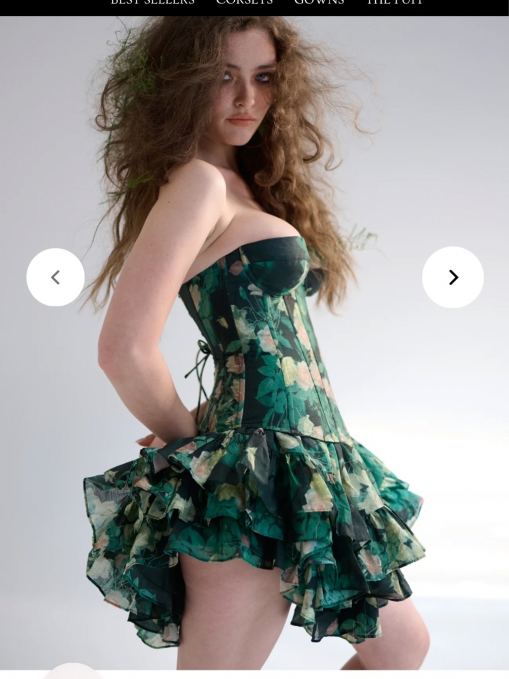 NWOT XS Selkie silk enchantment mini skirt